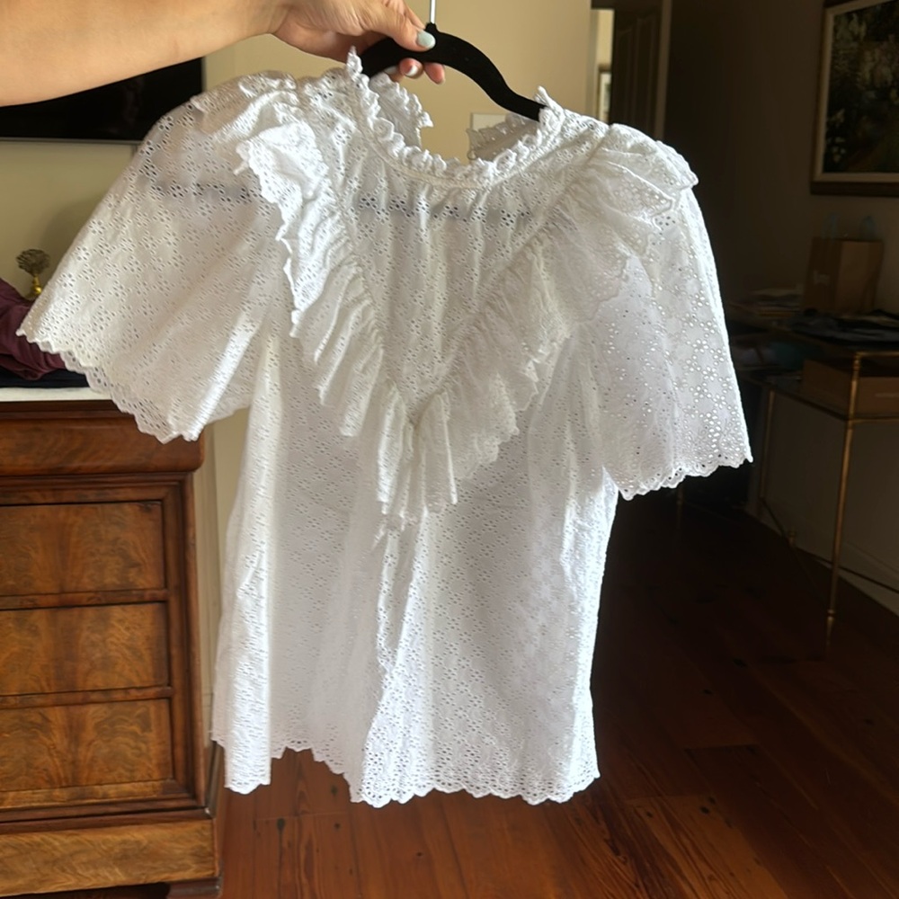 Ulla Johnson white blouse